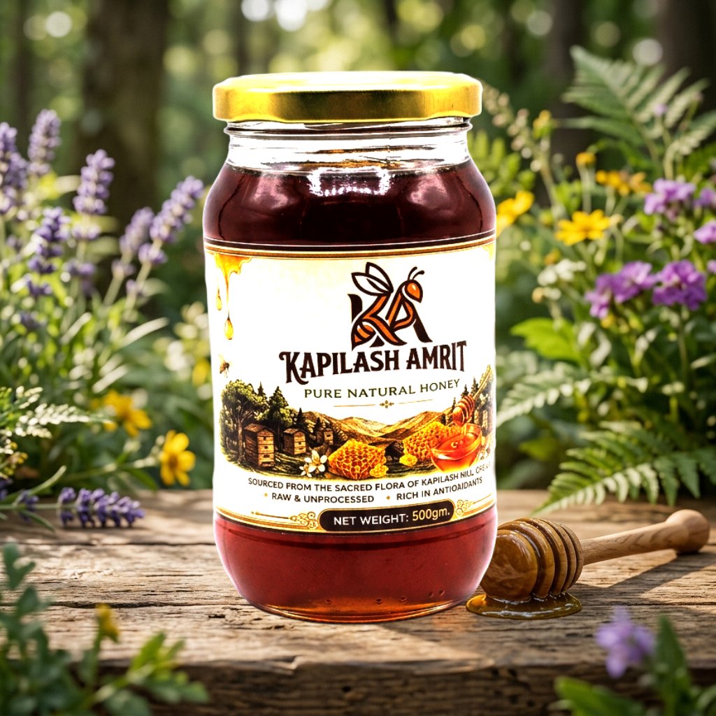 Kapilash Amrit Natural Farming Honey 500g Jar